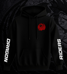 Dragon Riders Original Black Hoodie