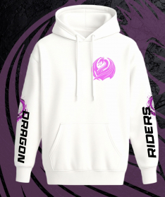 Dragon Riders Original White Grim Dragon Hoodie