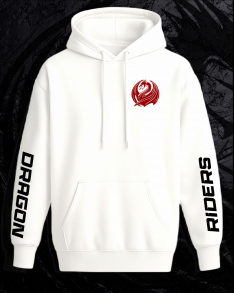 Dragon Riders Original White Hoodie