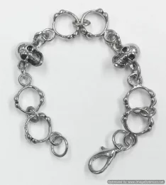 VJ031 Bracelet - Skull & Bones